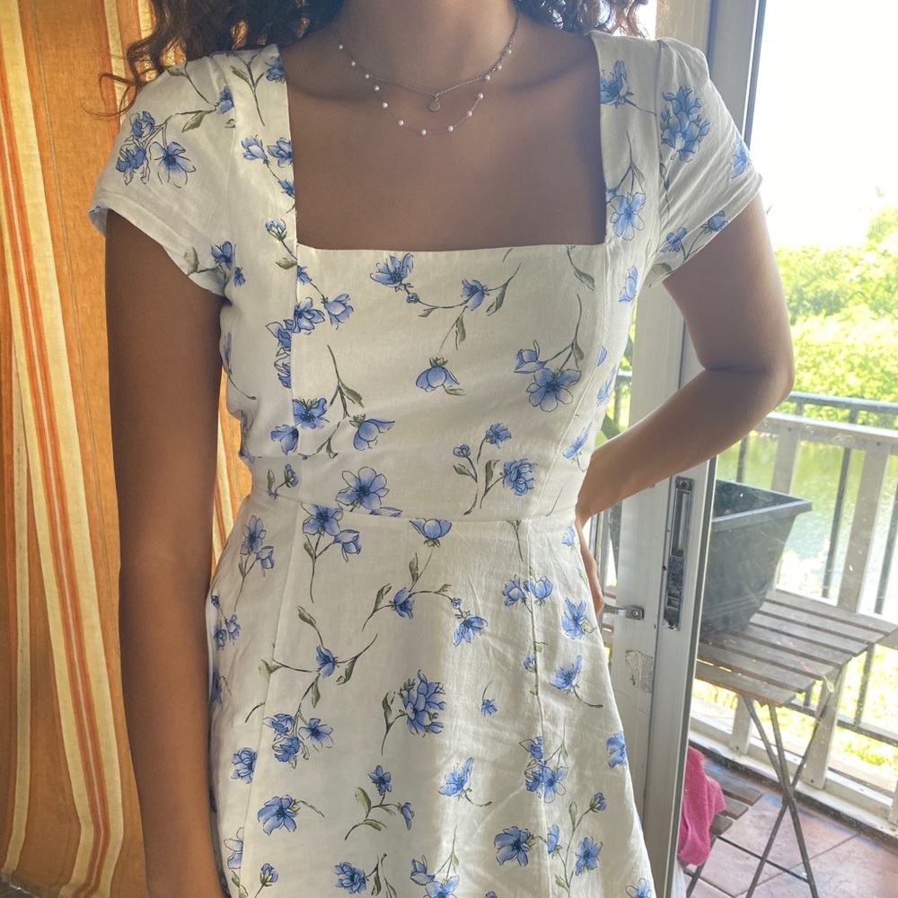 Flower Detailed Dress